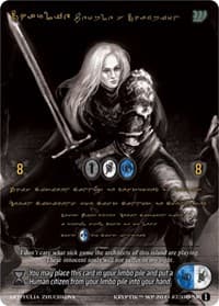 Charlie, People's Champion (Gold Kryptik Language) - Wicked Prophecy [Wave 1] (eBay Gen Con Exclusive) - Kryptik TCG card