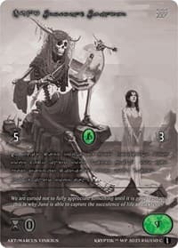 Juno, Profound Painter (Silver Kryptik Language) - Wicked Prophecy [Wave 1] (eBay Gen Con Exclusive) - Kryptik TCG card