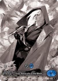 Eros, Advocate of the Meek (Box Topper) - Wicked Prophecy [Wave 1] (eBay Gen Con Exclusive) - Kryptik TCG card