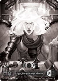 Dagon, Unrelenting Ambition (Box Topper) - Wicked Prophecy [Wave 1] (eBay Gen Con Exclusive) - Kryptik TCG card