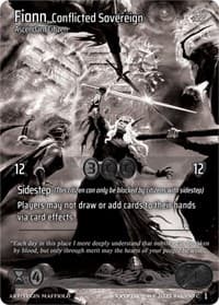 Fionn, Conflicted Sovereign - Wicked Prophecy [Wave 1] (eBay Gen Con Exclusive) - Kryptik TCG card