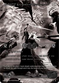 Fionn, Conflicted Sovereign (Silver Kryptik Language) - Wicked Prophecy [Wave 1] (eBay Gen Con Exclusive) - Kryptik TCG card
