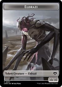 Eldrazi // Dragon (0021) Double-Sided Token - Commander Masters - Magic: The Gathering card