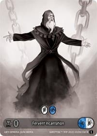 Fervent Incantation (Box Topper) - Wicked Prophecy [Wave 1] (eBay Gen Con Exclusive) - Kryptik TCG card