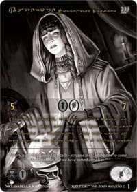 Asterope, Tormented Dreamer (Gold Kryptik Language) - Wicked Prophecy [Wave 1] (eBay Gen Con Exclusive) - Kryptik TCG card
