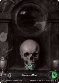 Memento Mori (Box Topper) - Wicked Prophecy [Wave 1] (eBay Gen Con Exclusive) - Kryptik TCG card
