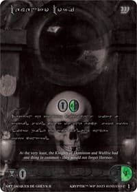 Memento Mori (Silver Kryptik Language) - Wicked Prophecy [Wave 1] (eBay Gen Con Exclusive) - Kryptik TCG card