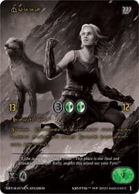 Norra (Gold Kryptik Language) - Wicked Prophecy [Wave 1] (eBay Gen Con Exclusive) - Kryptik TCG card