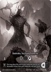 Dookraka, Terrifying Protector (Box Topper) - Wicked Prophecy [Wave 1] (eBay Gen Con Exclusive) - Kryptik TCG card
