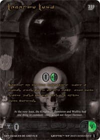 Memento Mori (Gold Kryptik Language) - Wicked Prophecy [Wave 1] (eBay Gen Con Exclusive) - Kryptik TCG card