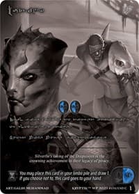 Mutiny (Silver Kryptik Language) - Wicked Prophecy [Wave 1] (eBay Gen Con Exclusive) - Kryptik TCG card