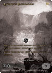 Serene Retreat (Gold Kryptik Language) - Wicked Prophecy [Wave 1] (eBay Gen Con Exclusive) - Kryptik TCG card