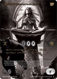 Helen, Contested Soul (Gold Kryptik Language) - Wicked Prophecy [Wave 1] (eBay Gen Con Exclusive) - Kryptik TCG card
