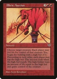 Illicit Auction - Mirage - Magic: The Gathering card