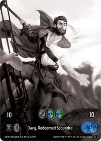 Davy, Redeemed Scoundrel (Box Topper) - Wicked Prophecy [Wave 1] (eBay Gen Con Exclusive) - Kryptik TCG card