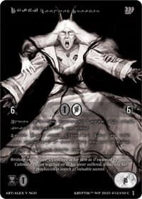 Dyami, Haunted Dreamer (Silver Kryptik Language) - Wicked Prophecy [Wave 1] (eBay Gen Con Exclusive) - Kryptik TCG card