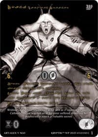 Dyami, Haunted Dreamer (Gold Kryptik Language) - Wicked Prophecy [Wave 1] (eBay Gen Con Exclusive) - Kryptik TCG card