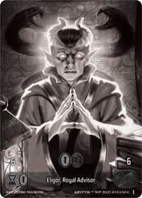 Eligor, Royal Advisor (Box Topper) - Wicked Prophecy [Wave 1] (eBay Gen Con Exclusive) - Kryptik TCG card