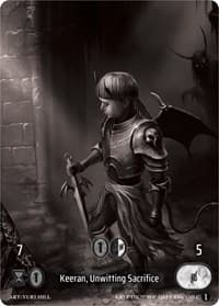 Keeran, Unwitting Sacrifice (Box Topper) - Wicked Prophecy [Wave 1] (eBay Gen Con Exclusive) - Kryptik TCG card