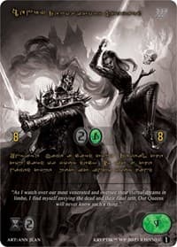 Henry, Repository Steward (Gold Kryptik Language) - Wicked Prophecy [Wave 1] (eBay Gen Con Exclusive) - Kryptik TCG card