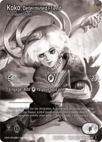 Koko, Determined Friend - Wicked Prophecy [Wave 1] (eBay Gen Con Exclusive) - Kryptik TCG card