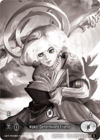 Koko, Determined Friend (Box Topper) - Wicked Prophecy [Wave 1] (eBay Gen Con Exclusive) - Kryptik TCG card