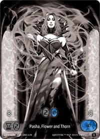 Pasha, Flower and Thorn (Box Topper) - Wicked Prophecy [Wave 1] (eBay Gen Con Exclusive) - Kryptik TCG card