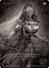 Malka (Silver Kryptik Language) - Wicked Prophecy [Wave 1] (eBay Gen Con Exclusive) - Kryptik TCG card