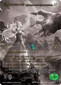 Kerrigan, Desperate Crescendo (Gold Kryptik Language) - Wicked Prophecy [Wave 1] (eBay Gen Con Exclusive) - Kryptik TCG card