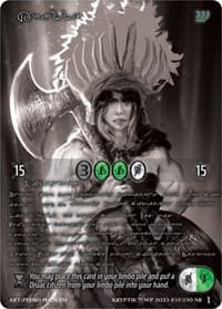 Kralle (Silver Kryptik Language) - Wicked Prophecy [Wave 1] (eBay Gen Con Exclusive) - Kryptik TCG card
