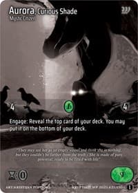 Aurora, Curious Shade - Wicked Prophecy [Wave 1] (eBay Gen Con Exclusive) - Kryptik TCG card