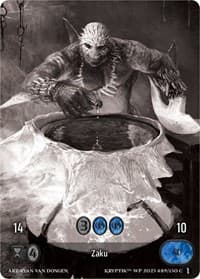 Zaku (Box Topper) - Wicked Prophecy [Wave 1] (eBay Gen Con Exclusive) - Kryptik TCG card