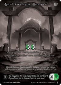 Smoldering Embers (Silver Kryptik Language) - Wicked Prophecy [Wave 1] (eBay Gen Con Exclusive) - Kryptik TCG card