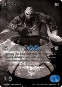 Zaku (Silver Kryptik Language) - Wicked Prophecy [Wave 1] (eBay Gen Con Exclusive) - Kryptik TCG card
