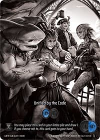 Unified by the Code (Box Topper) - Wicked Prophecy [Wave 1] (eBay Gen Con Exclusive) - Kryptik TCG card