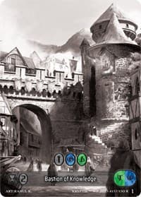 Bastion of Knowledge (Box Topper) - Wicked Prophecy [Wave 1] (eBay Gen Con Exclusive) - Kryptik TCG card