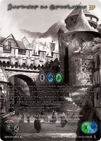 Bastion of Knowledge (Silver Kryptik Language) - Wicked Prophecy [Wave 1] (eBay Gen Con Exclusive) - Kryptik TCG card