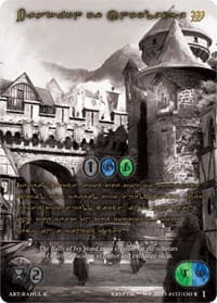 Bastion of Knowledge (Gold Kryptik Language) - Wicked Prophecy [Wave 1] (eBay Gen Con Exclusive) - Kryptik TCG card