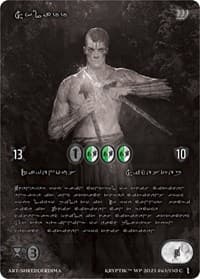 Sklarr (Silver Kryptik Language) - Wicked Prophecy [Wave 1] (eBay Gen Con Exclusive) - Kryptik TCG card