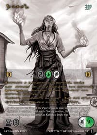 Zyaal (Gold Kryptik Language) - Wicked Prophecy [Wave 1] (eBay Gen Con Exclusive) - Kryptik TCG card