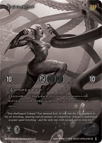 Zokepa (Silver Kryptik Language) - Wicked Prophecy [Wave 1] (eBay Gen Con Exclusive) - Kryptik TCG card