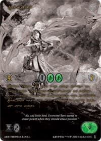 Jaymee (Gold Kryptik Language) - Wicked Prophecy [Wave 1] (eBay Gen Con Exclusive) - Kryptik TCG card