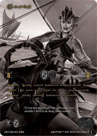 Akami (Gold Kryptik Language) - Wicked Prophecy [Wave 1] (eBay Gen Con Exclusive) - Kryptik TCG card