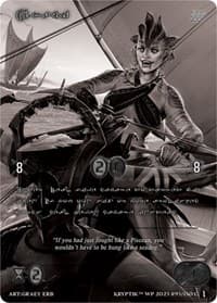 Akami (Silver Kryptik Language) - Wicked Prophecy [Wave 1] (eBay Gen Con Exclusive) - Kryptik TCG card
