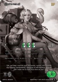 Kerrbi (Silver Kryptik Language) - Wicked Prophecy [Wave 1] (eBay Gen Con Exclusive) - Kryptik TCG card