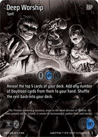 Deep Worship - Wicked Prophecy [Wave 1] (eBay Gen Con Exclusive) - Kryptik TCG card