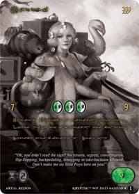 Kerrbi (Gold Kryptik Language) - Wicked Prophecy [Wave 1] (eBay Gen Con Exclusive) - Kryptik TCG card