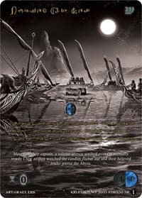 Buried At Sea (Gold Kryptik Language) - Wicked Prophecy [Wave 1] (eBay Gen Con Exclusive) - Kryptik TCG card