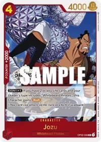 Jozu (Store Championship Participation Pack Vol. 2) - One Piece Promotion Cards - One Piece Card Game card