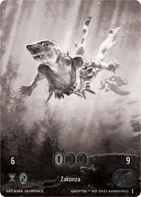 Zakonza (Box Topper) - Wicked Prophecy [Wave 1] (eBay Gen Con Exclusive) - Kryptik TCG card